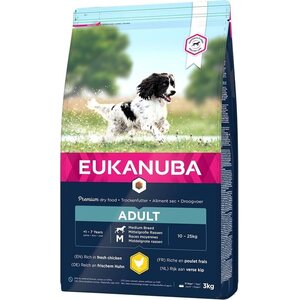 Eukanuba Dog Adult Medium Chicken 3kg