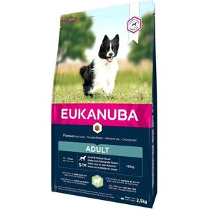 Eukanuba Dog Adult Small & Medium Lamb & Rice 2,5kg