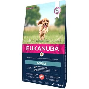 Eukanuba Dog Adult Small & Medium Salmon & Barley 2,5kg