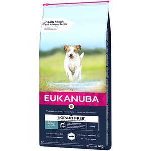 Eukanuba Dog Grain Free Adult Small & Medium Ocean Fish 12kg