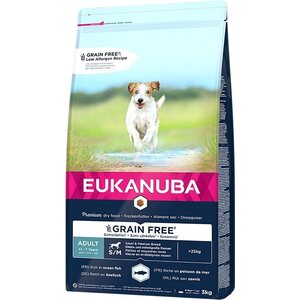 Eukanuba Dog Grain Free Adult Small & Medium Ocean Fish 3kg