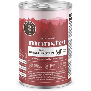 Monster Dog Adult Single Beef 400g