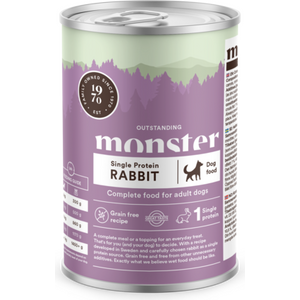 Monster Dog Adult Single Rabbit 400g