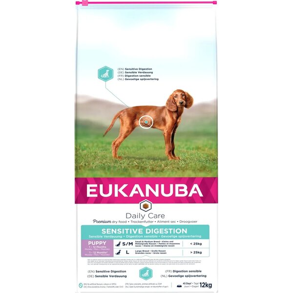 Eukanuba Dog Puppy Sensitive Digestion 12kg