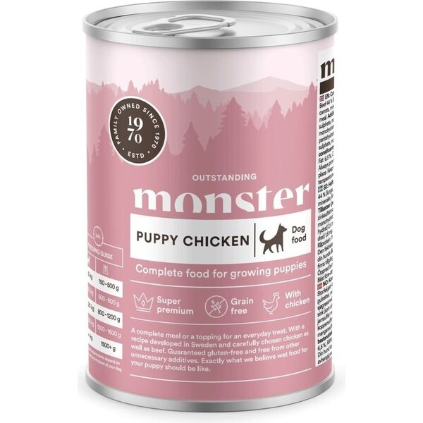 Monster Dog Puppy Chicken 400g